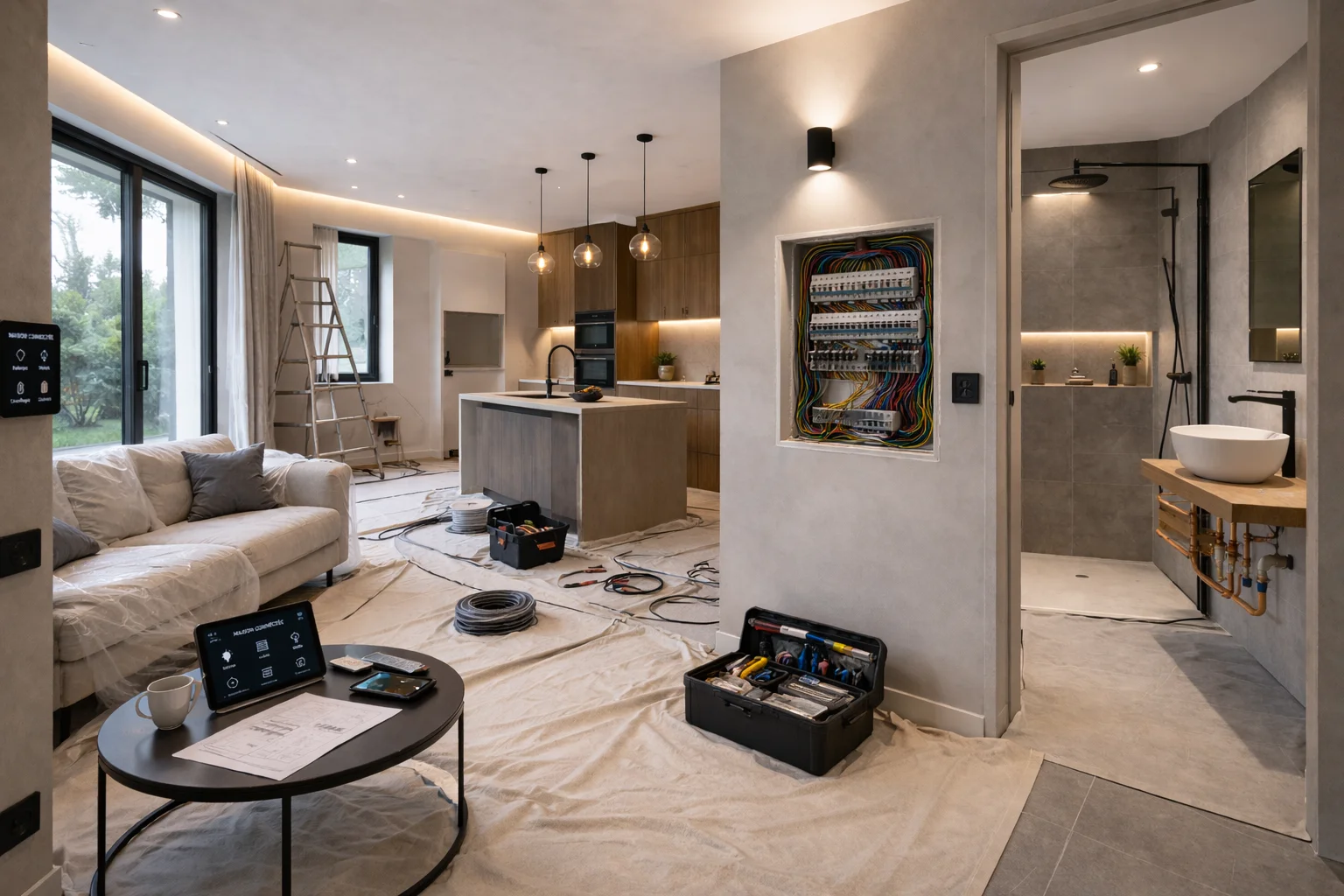 Intérieur rénové moderne